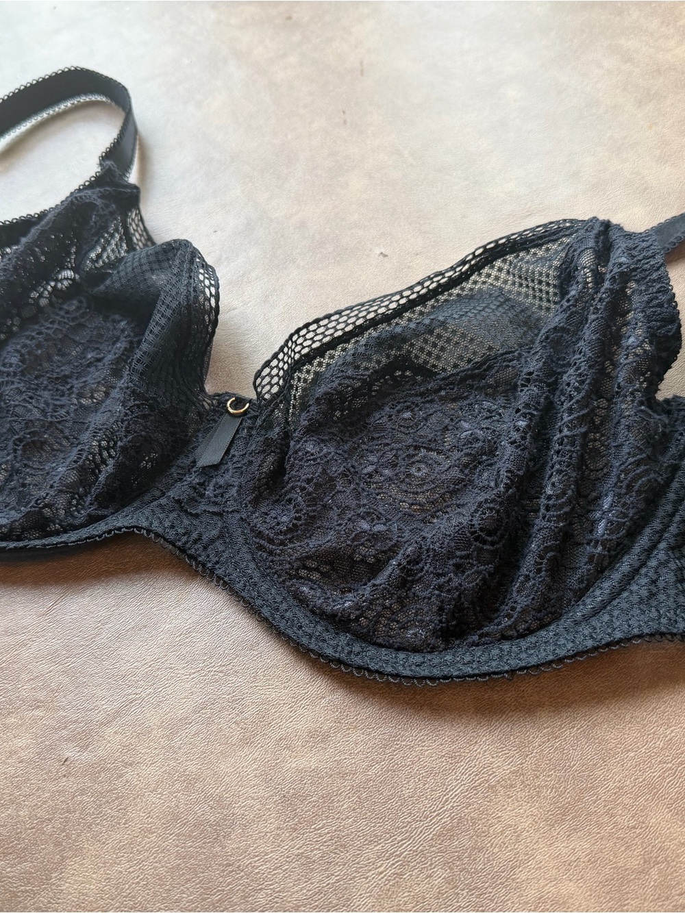 Freya Womens Expression Crochet Underwire Plunge Bra